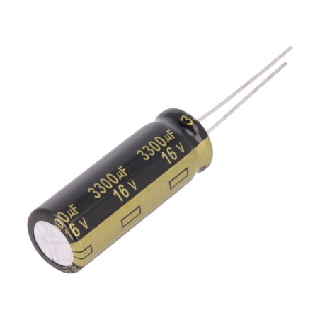 Condensator Electrolitic Low ESR THT 3300uF 16V 12,5x35mm | Electronic-mag.ro | Componente Electronice
