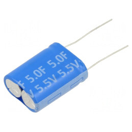 Supercondensator THT 5F 5,5V 21x26x10mm | Electronic-mag.ro | Componente Electronice