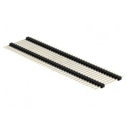 Conector Pin Header 40 Pini 2 Nivele 2.54mm | Electronic-mag.ro | Componente Electronice