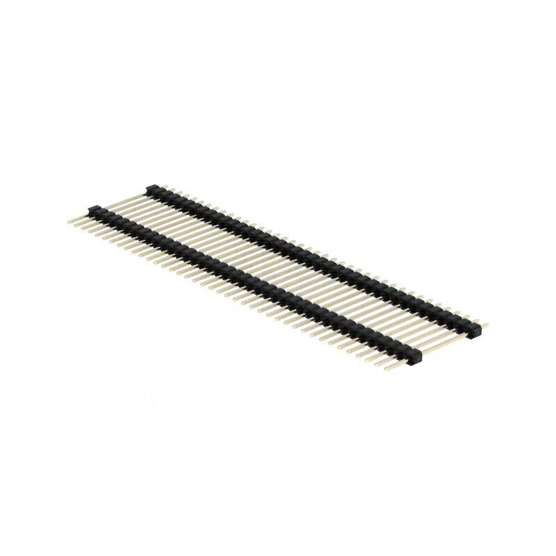 Conector Pin Header 40 Pini 2 Nivele 2.54mm | Electronic-mag.ro | Componente Electronice