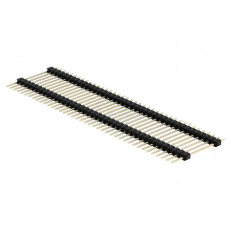 Conector Pin Header 40 Pini 2 Nivele 2.54mm | Electronic-mag.ro | Componente Electronice