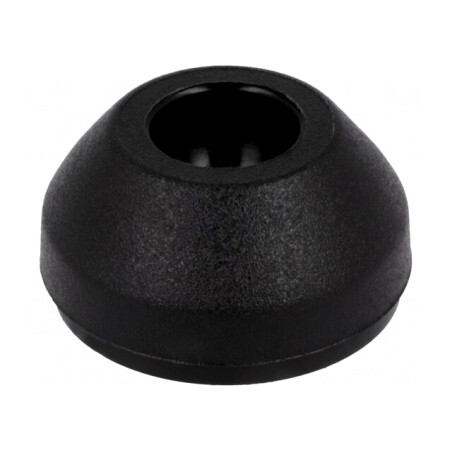Picioruş Poliamidă 24mm Bază 12,4mm Înălțime | Electronic-mag.ro | Componente Electronice