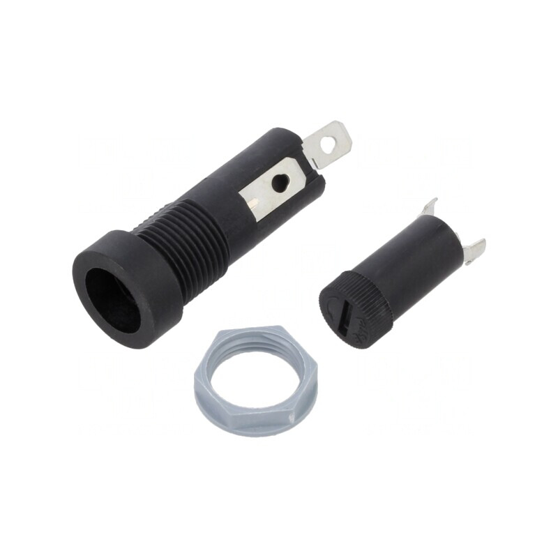 Clemă Termoplast 5x20mm 10A 250VAC pentru Panou | Electronic-mag.ro | Componente Electronice