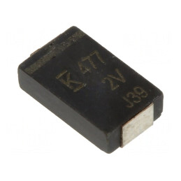 Condensator polimeric SMD 470uF 2V 6mΩ | Electronic-mag.ro | Componente Electronice