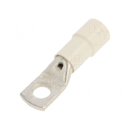 Vârf Inelar Tubular M10 10.5mm 50mm2 Alb | Electronic-mag.ro | Componente Electronice