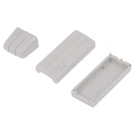 Carcasă USB ABS Gri 20x66x12mm cu Clichet | Electronic-mag.ro | Componente Electronice