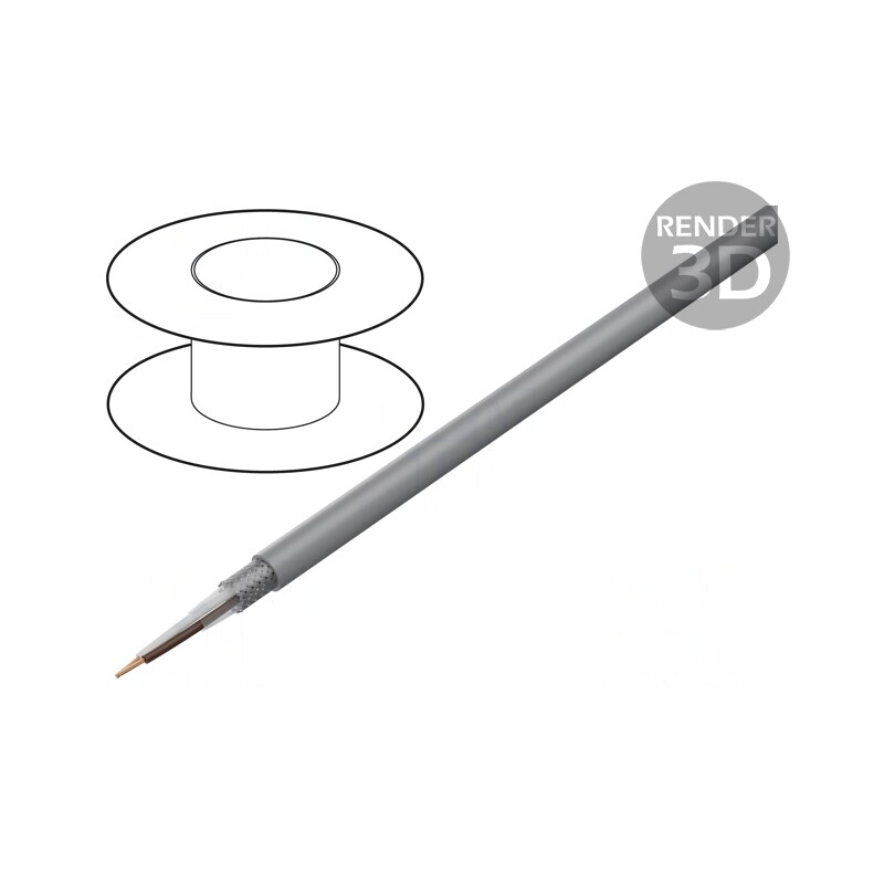 Cablu Ecranat LiY-CY 2x0,75mm2 PVC | Electronic-mag.ro | Componente Electronice