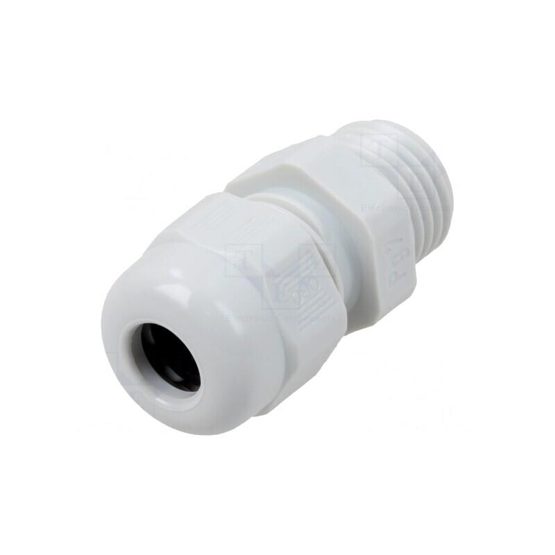 Garnitură Etanșare PG7 IP68 Poliamidă Gri Deschis | Electronic-mag.ro | Componente Electronice
