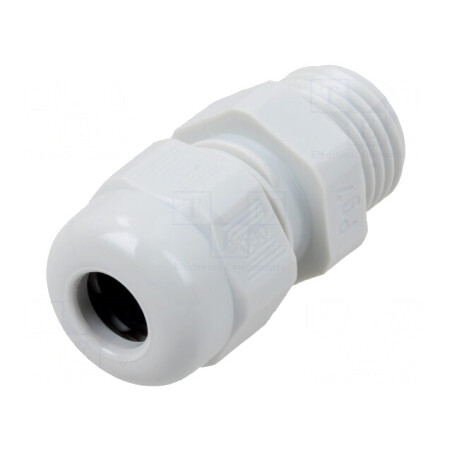 Garnitură Etanșare PG7 IP68 Poliamidă Gri Deschis | Electronic-mag.ro | Componente Electronice