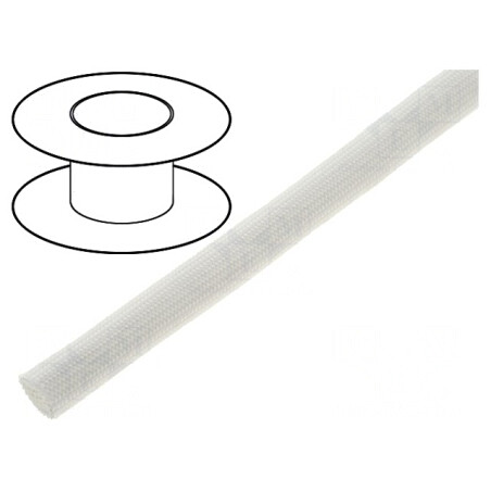Manșon Electroizolant Fibra de Sticlă 8mm | Electronic-mag.ro | Componente Electronice
