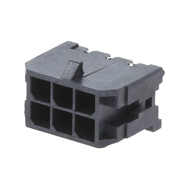 Soclu Cablu-Placă Micro-Fit 3.0 6 Pini 3mm 2x3 | Electronic-mag.ro | Componente Electronice