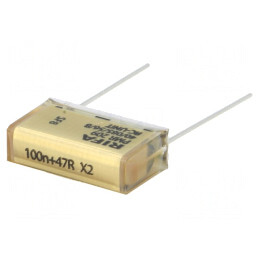 Filtru RC THT 100nF 100Ω 7.6x14x24mm ±20% Raster 20.3mm | Electronic-mag.ro | Componente Electronice