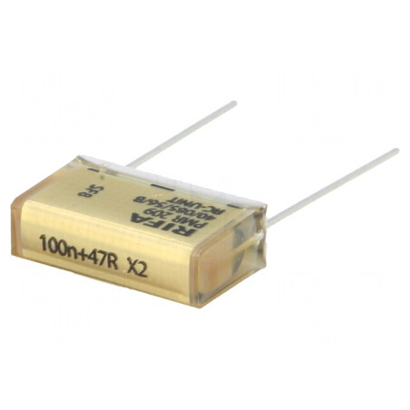 Filtru RC THT 100nF 100Ω 7.6x14x24mm ±20% Raster 20.3mm | Electronic-mag.ro | Componente Electronice