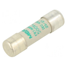 Siguranță întârziată 16A 500VAC 10x38mm | Electronic-mag.ro | Componente Electronice