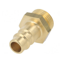 Conector Ștuț Alamă 0-35 Bar G 3/8 NW 7.2 | Electronic-mag.ro | Componente Electronice