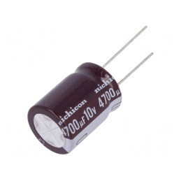 Condensator electrolitic low ESR 4700uF 10V 18x25mm | Electronic-mag.ro | Componente Electronice