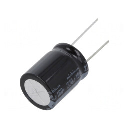 Condensator Electrolitic THT 220uF 160V Ø20x25mm | Electronic-mag.ro | Componente Electronice