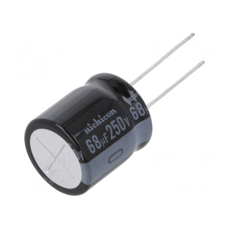 Condensator Electrolitic THT 68uF 250V 18x20mm | Electronic-mag.ro | Componente Electronice