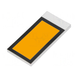 Iluminare LED Ambră 35,5x17,78x2,5mm | Electronic-mag.ro | Componente Electronice