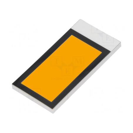 Iluminare LED Ambră 35,5x17,78x2,5mm | Electronic-mag.ro | Componente Electronice