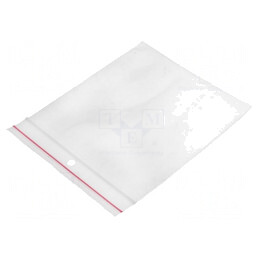 Pungă cu fermoar 100x100mm polietilenă 40um | Electronic-mag.ro | Componente Electronice