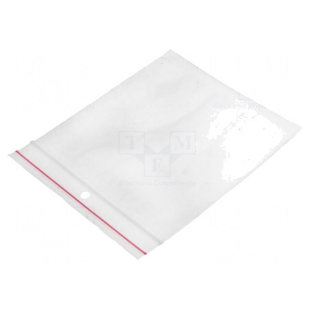 Pungă cu fermoar 100x100mm polietilenă 40um | Electronic-mag.ro | Componente Electronice