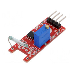 Senzor Reed 5VDC 18x15x4,44mm | Electronic-mag.ro | Componente Electronice