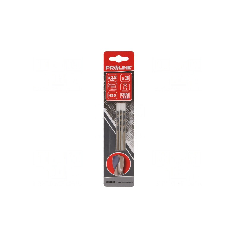 Burghiu Metal 3,2mm HSS 3buc Blister | Electronic-mag.ro | Componente Electronice