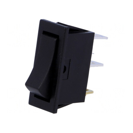 Intrerupator balansoar negru 10A/250VAC | Electronic-mag.ro | Componente Electronice