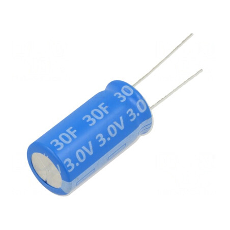 Supercondensator THT 3V 30F Ø16x30mm | Electronic-mag.ro | Componente Electronice