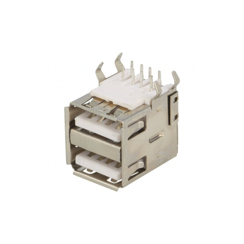 Soclu USB A dublu PCB 90° USB 2.0 | Electronic-mag.ro | Componente Electronice Soclu USB A dublu PCB 90° USB 2.0 | Electronic-mag.ro | Componente Electronice