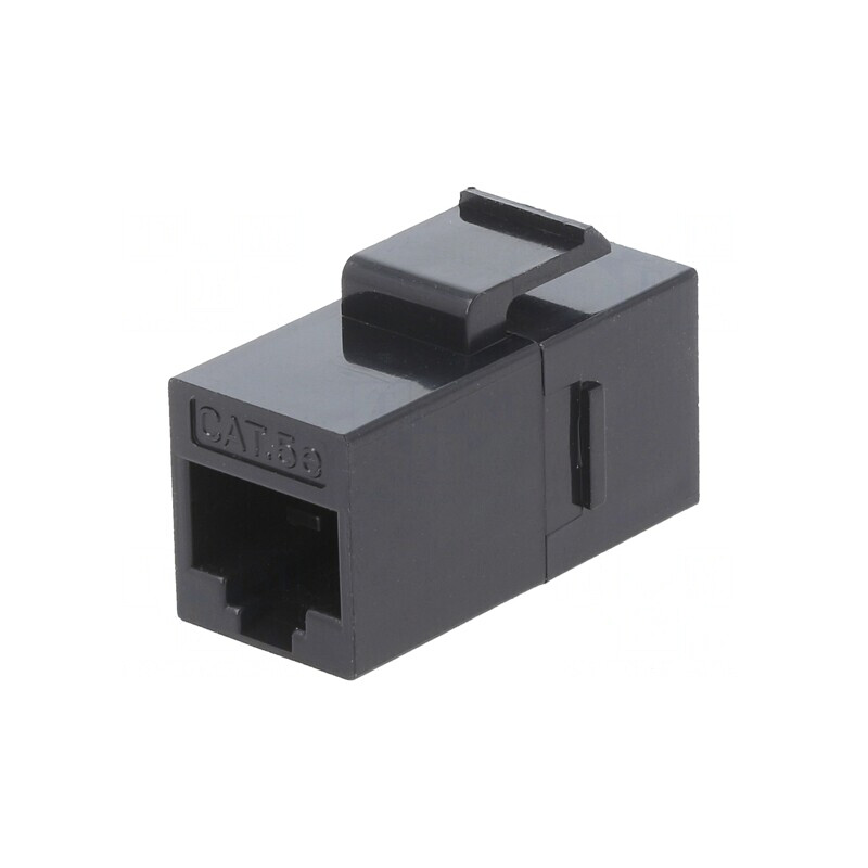 Adaptor Soclu Keystone Cat 5e PoE 8p8c Negru | Electronic-mag.ro | Componente Electronice Adaptor Soclu Keystone Cat 5e PoE 8p8c Negru | Electronic-mag.ro | Componente Electronice