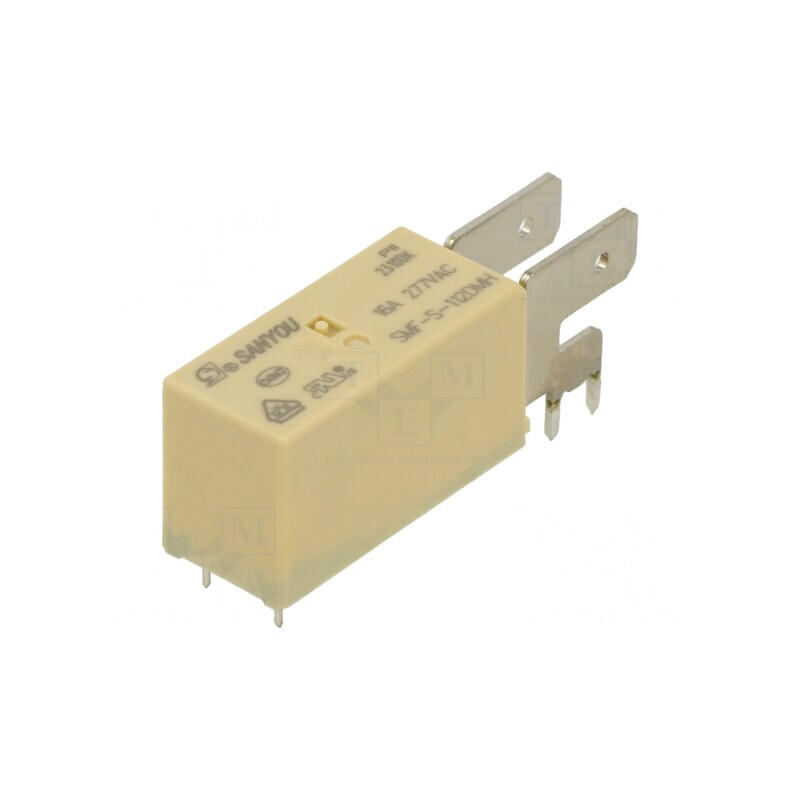 Releu Electromagnetic SPST-NO 12VDC 16A THT | Electronic-mag.ro | Componente Electronice