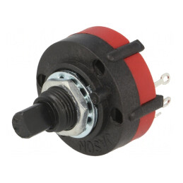 Comutator Rotativ 3 Poziții 0.3A 125VAC 1 Secțiune 30° | Electronic-mag.ro | Componente Electronice