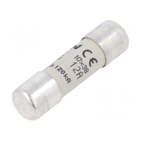 Siguranță gG 12A 500VAC 250VDC 10x38mm | Electronic-mag.ro | Componente Electronice