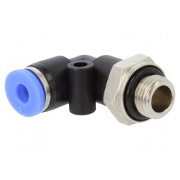 Racord Push-in Unghi PBT G 1/8 0-60°C  | Electronic-mag.ro | Componente Electronice