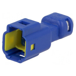 Conector cablu-cablu E-Seal tată albastru