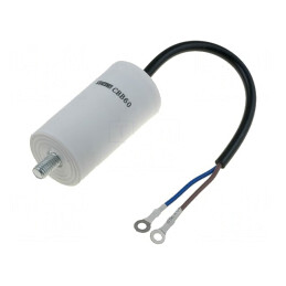 Condensator Motor 6uF 450V Ø35x65mm | Electronic-mag.ro | Componente Electronice