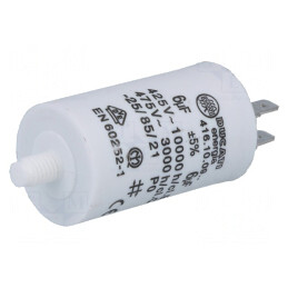 Condensator Motoare 6uF 425VAC ±5% | Electronic-mag.ro | Componente Electronice