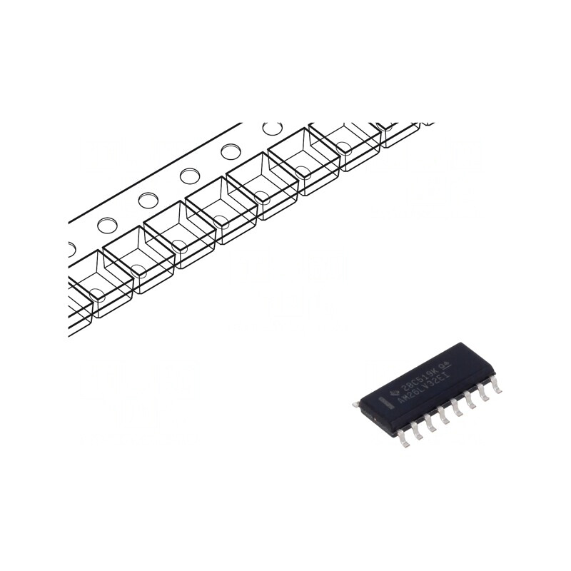 Interfață Receptor de Linie Half Duplex RS422 32000kbps | Electronic-mag.ro | Componente Electronice