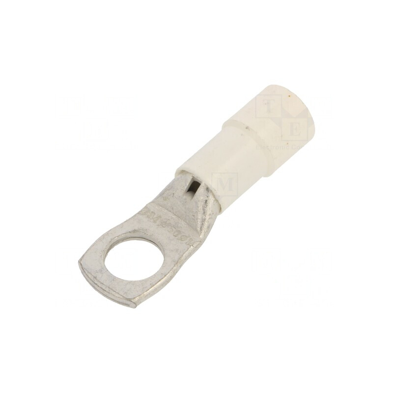 Vârf Inelar Tubular M14 14,5mm 50mm2 Alb Crimpat | Electronic-mag.ro | Componente Electronice