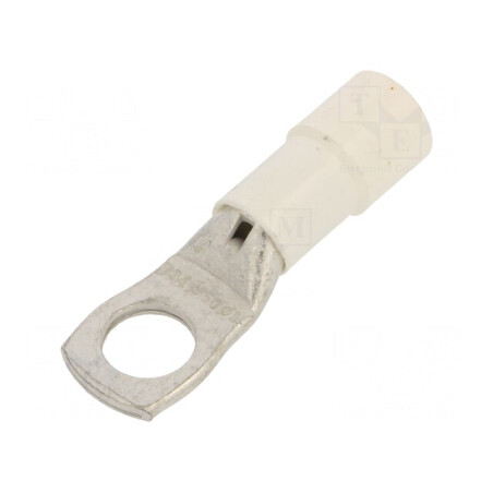 Vârf Inelar Tubular M14 14,5mm 50mm2 Alb Crimpat | Electronic-mag.ro | Componente Electronice