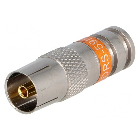 Mufă Coaxială 9,5mm Mamă RG59 Crimpare | Electronic-mag.ro | Componente Electronice