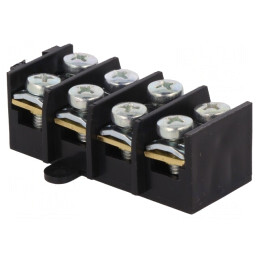 Regletă de Conexiuni Terminal 10mm2 57A 4 Piste | Electronic-mag.ro | Componente Electronice