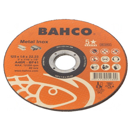 Disc de tăiere 125mm 22,23mm 1,6mm Clasa 5* | Electronic-mag.ro | Componente Electronice
