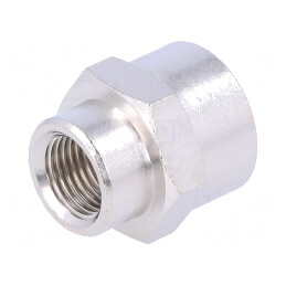 Manșon Reducție Alamă Nichelată G 1/8 FI | Electronic-mag.ro | Componente Electronice