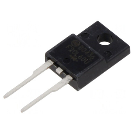 Diodă redresoare THT 600V 20A 35ns FTO220 | Electronic-mag.ro | Componente Electronice