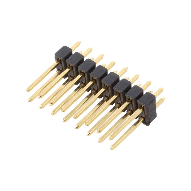Conector pini 2x8 aurit 2,54mm THT | Electronic-mag.ro | Componente Electronice Conector pini 2x8 aurit 2,54mm THT | Electronic-mag.ro | Componente Electronice