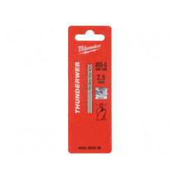 Burghiu Metal 2,5mm HSS-G 2buc. | Electronic-mag.ro | Componente Electronice