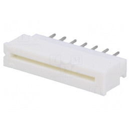 Conector FFC/FPC 14 PIN 200V 1A ZIF THT Cositorit | Electronic-mag.ro | Componente Electronice